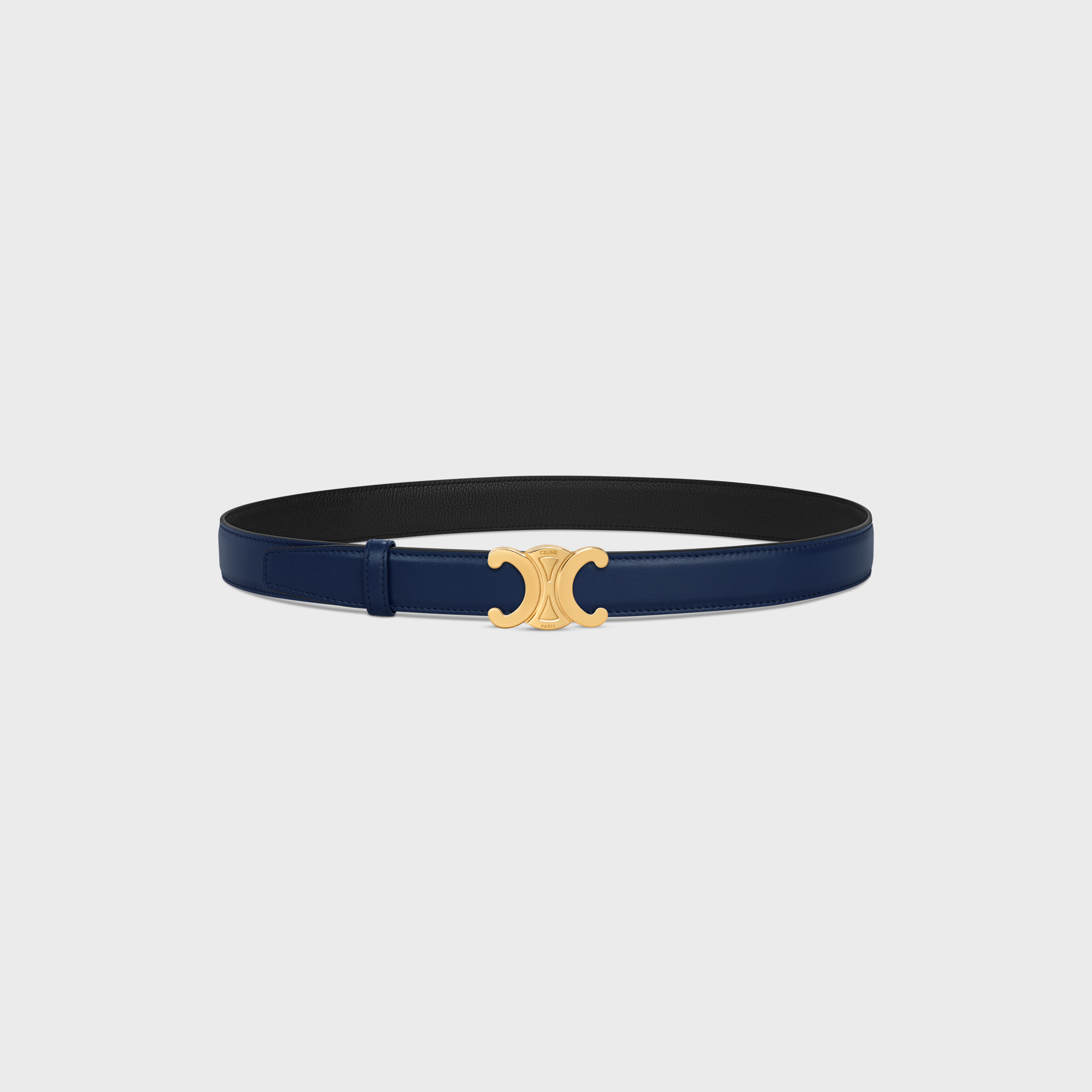 Triomphe Buckle IN METAL & Reversible Strap 25MM IN Smooth and